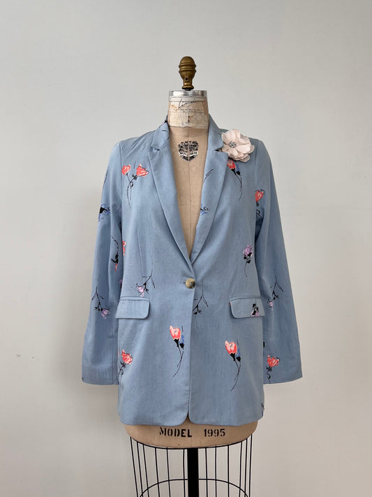 Blazer en denim floral lavable IMPARFAIT*  (4)