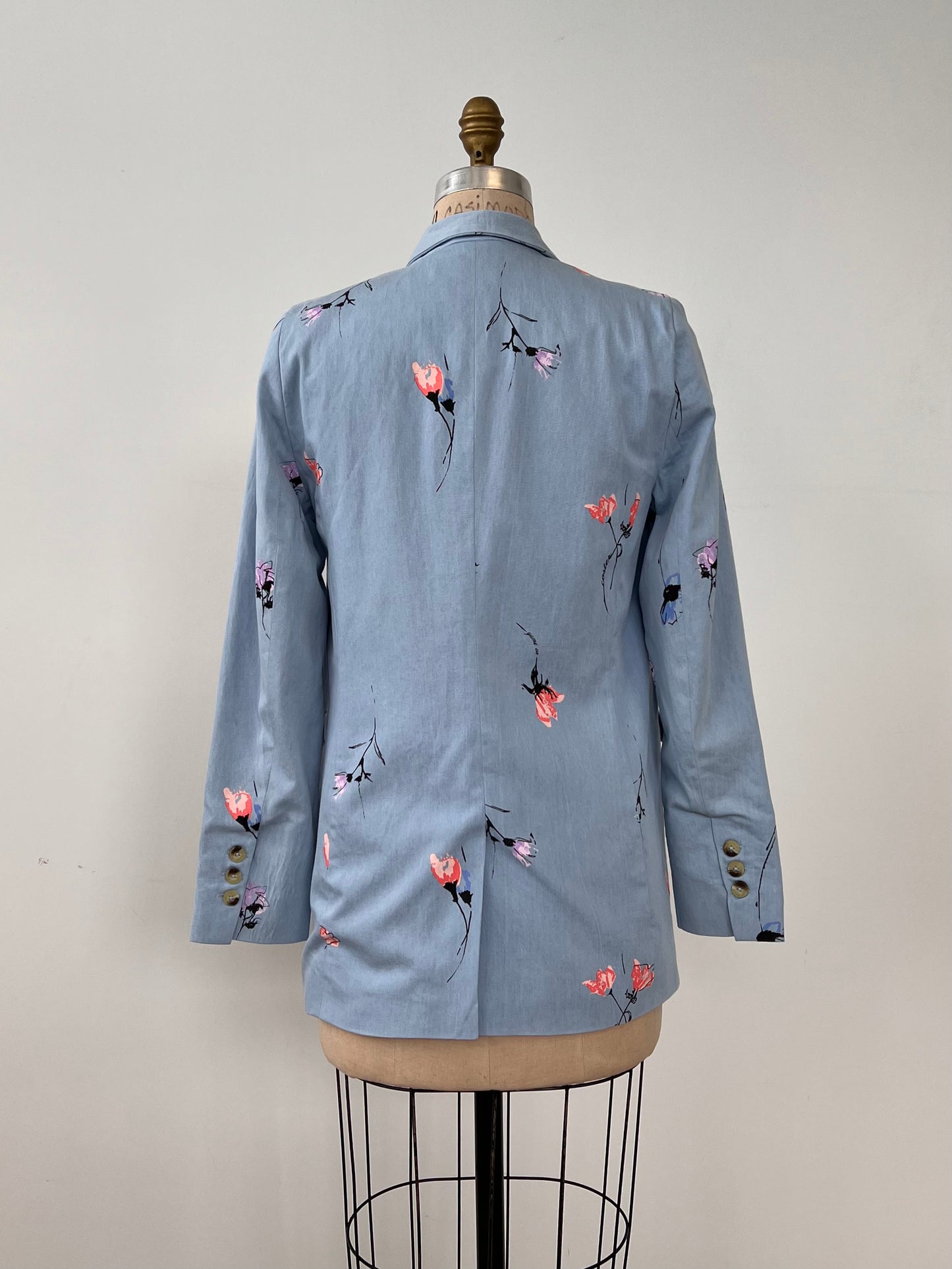 Blazer en denim floral lavable IMPARFAIT*  (4)