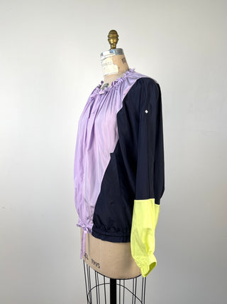 Lilac/Navy Microfiber Jacket (M+)