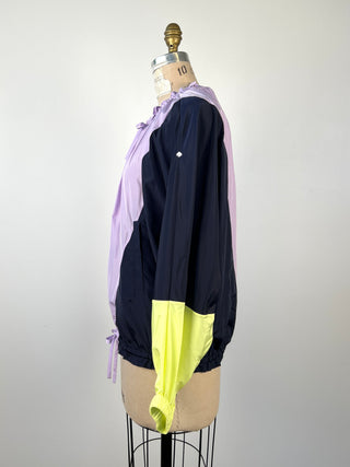 Lilac/Navy Microfiber Jacket (M+)