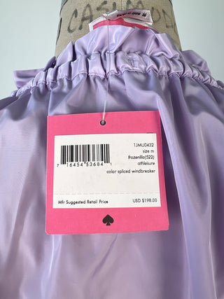 Veste en microfibre lilas / marine  (M+)