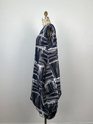 Robe spatiale à jacquard éclipse (S)