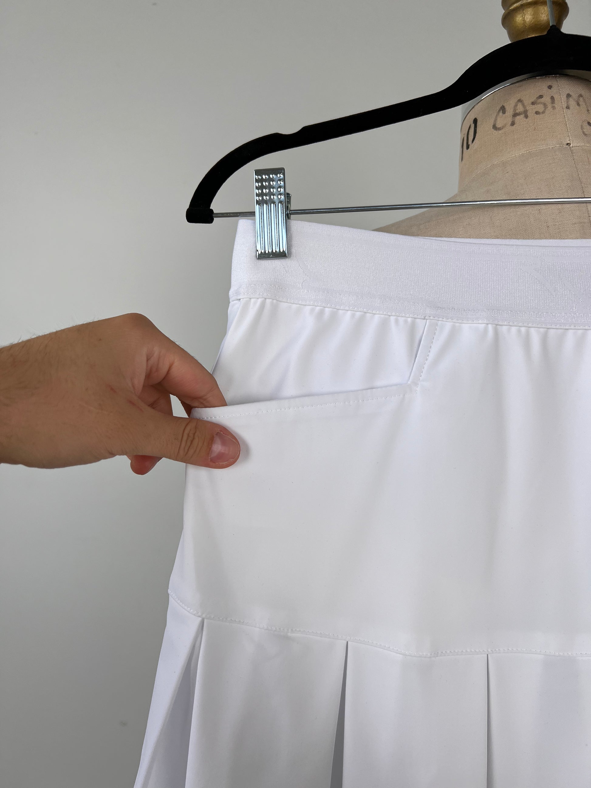 Jupe tennis blanche plissée best sale