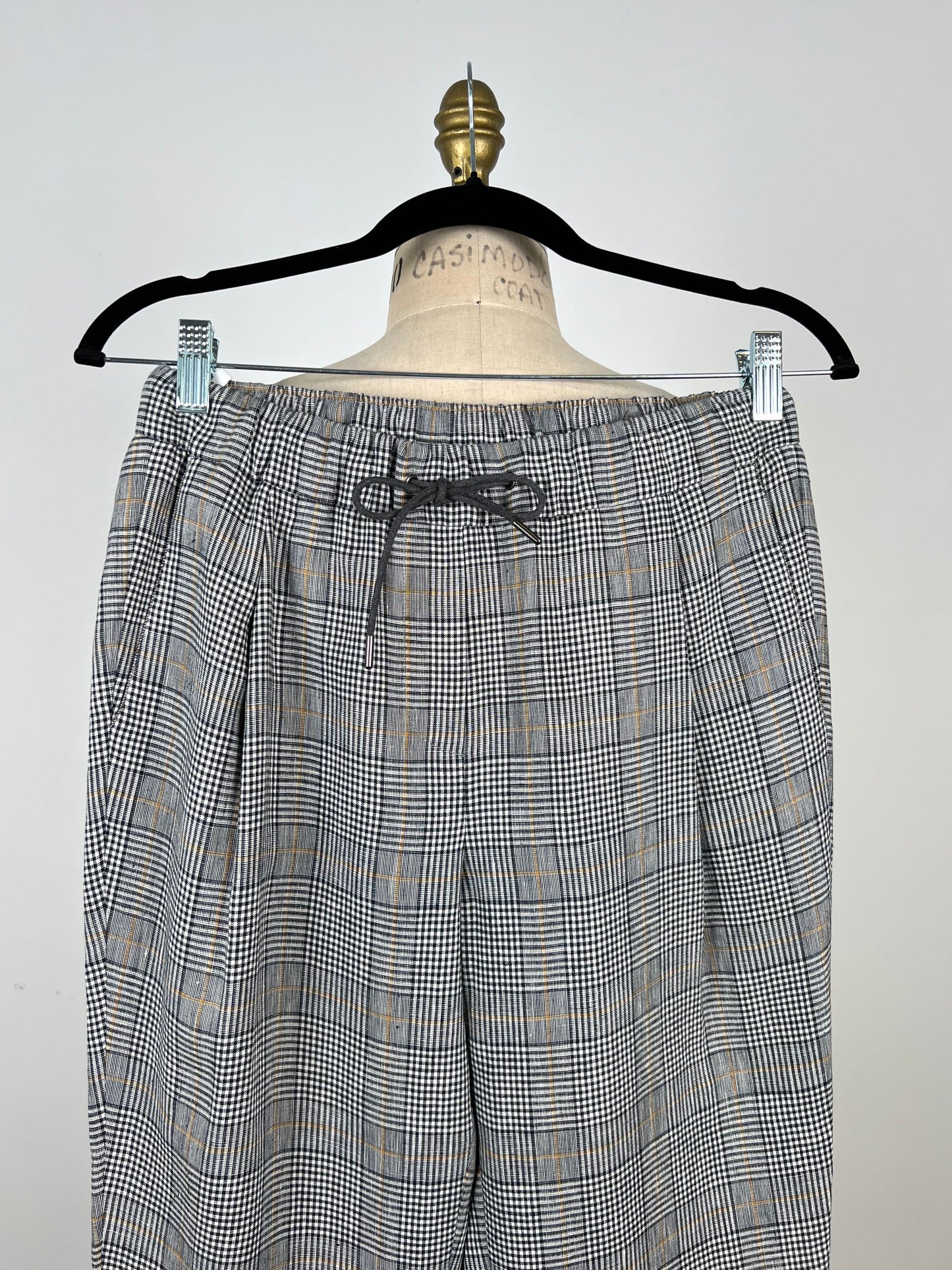 Pantalon tartan à taille élastique (XS)