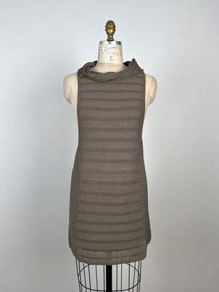 Tunique ajustable en tricot taupe IMP* (TU)