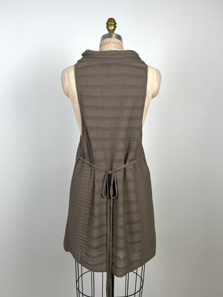 Tunique ajustable en tricot taupe IMP* (TU)