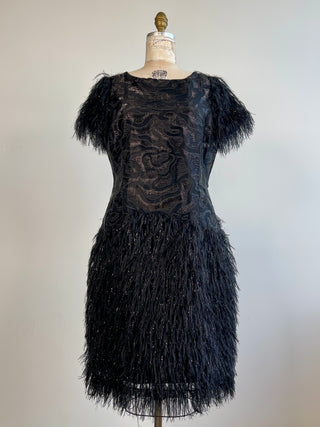 Washable black festive dress from the Roaring Twenties (10)