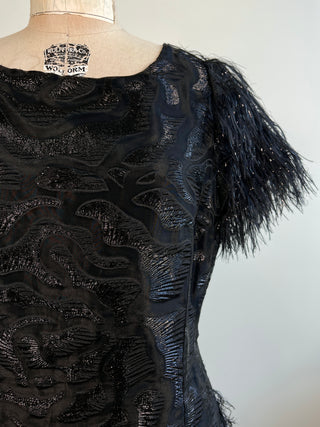 Washable black festive dress from the Roaring Twenties (10)