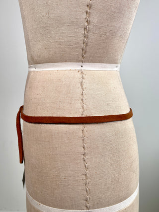 Nutmeg Suede Leather Belt (M)