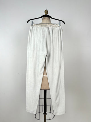 Chalk chic terry pants (XS)