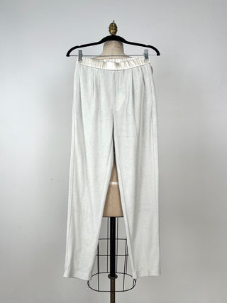 Chalk chic terry pants (XS)