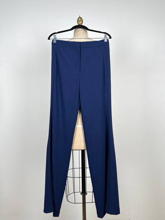 Pantalon tailleur bleu impérial ultra flatteur (S)