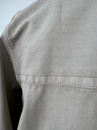 Veste en tissage sergé taupe (6)