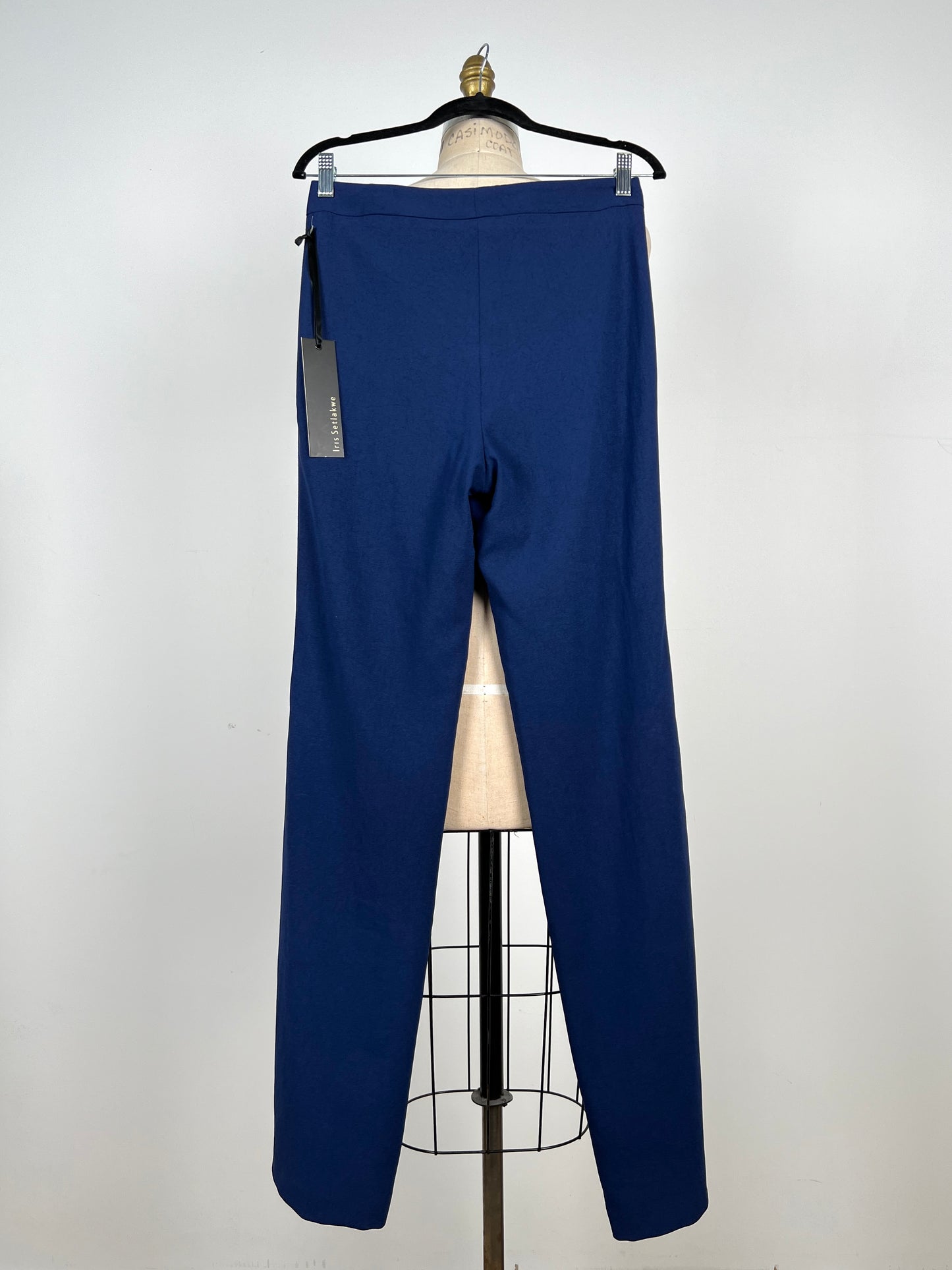 Pantalon tailleur bleu impérial ultra flatteur (S)