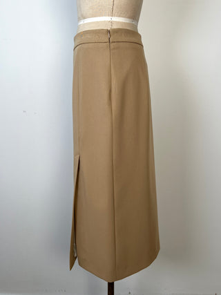 Washable sand midi skirt (8)