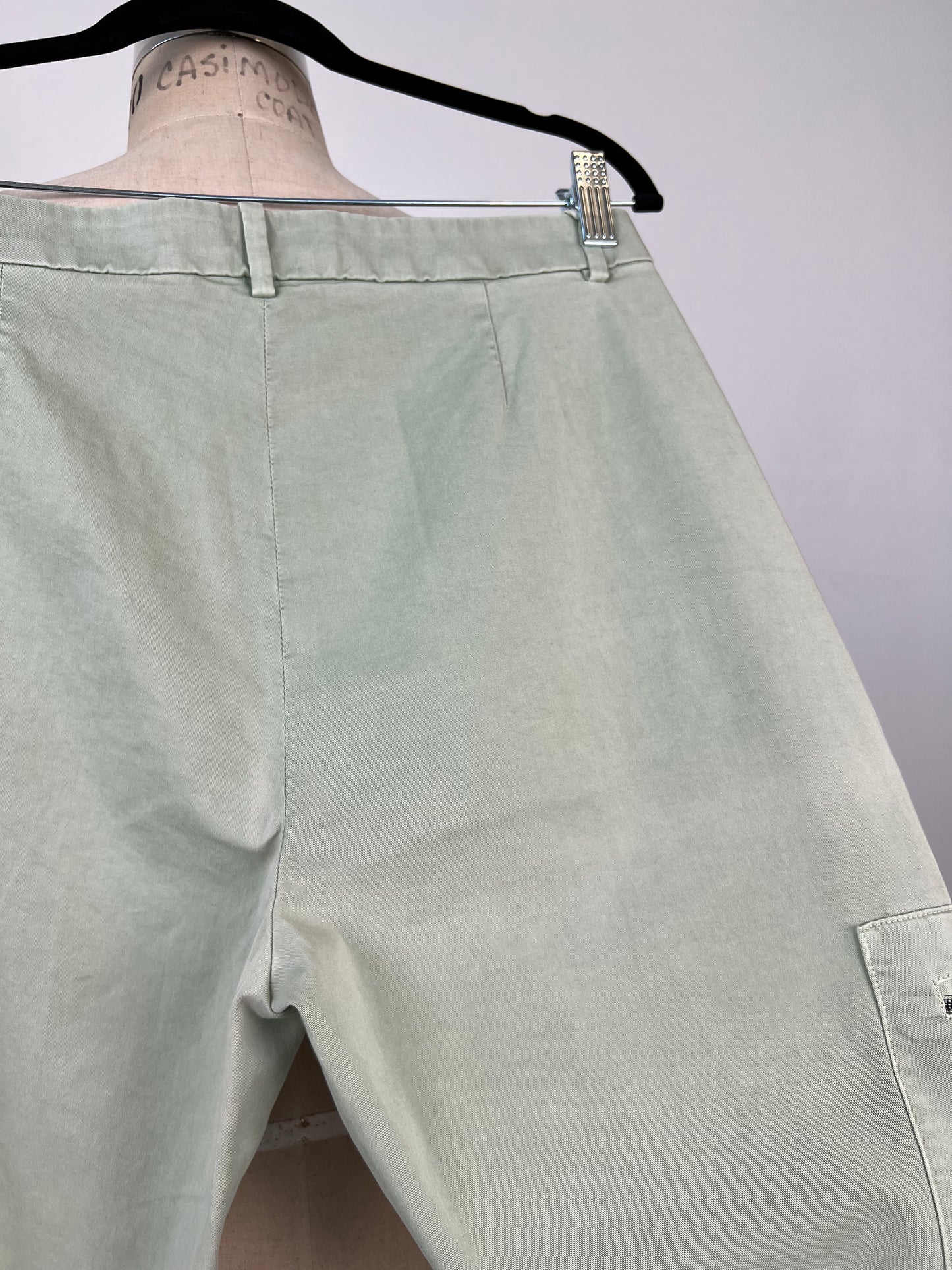 Pantalon en coton vert d'eau IMP* (S)