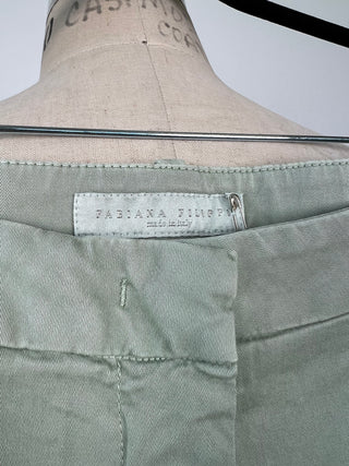 Pantalon en coton vert d'eau IMP* (S)