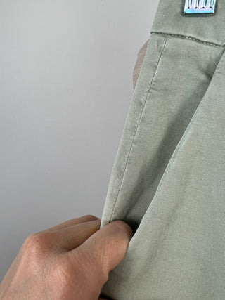 Pantalon en coton vert d'eau IMP* (S)