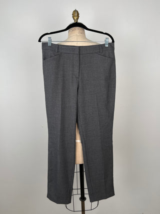 Heather gray tailored cigarette pants (10)