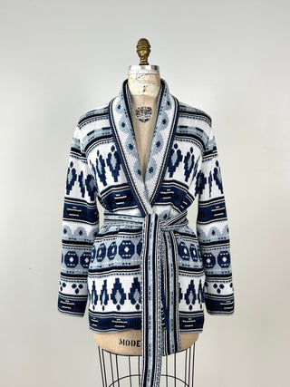 Navarro blue double jacquard jacket (6)