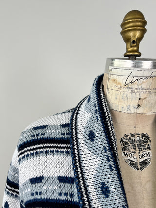 Veste en double jacquard navarro bleu (6)