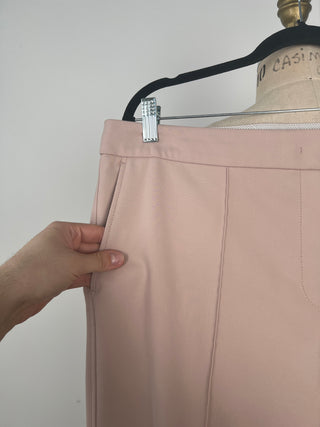 Pantalon rose thé lavable (16)