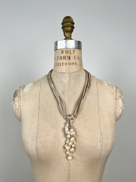 Collier Perles & Ficelles - B