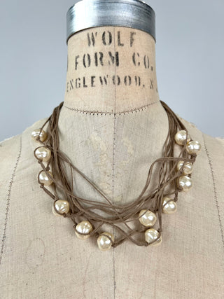 Collier Perles & Ficelles - G