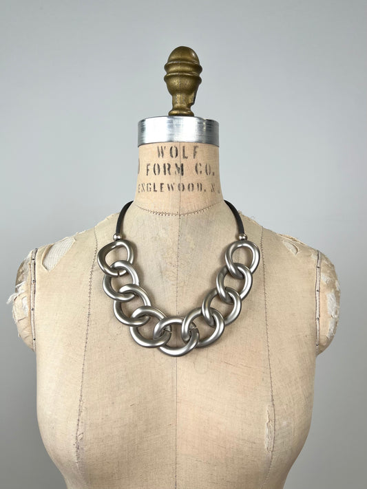 Collier chaîne argent à cordon IMP