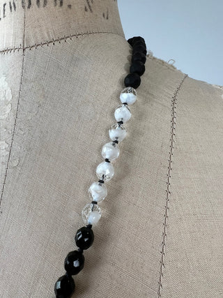 Ebony tassel necklace