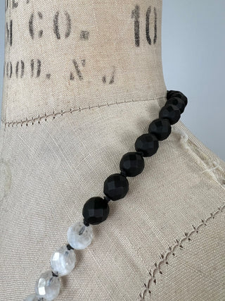 Ebony tassel necklace