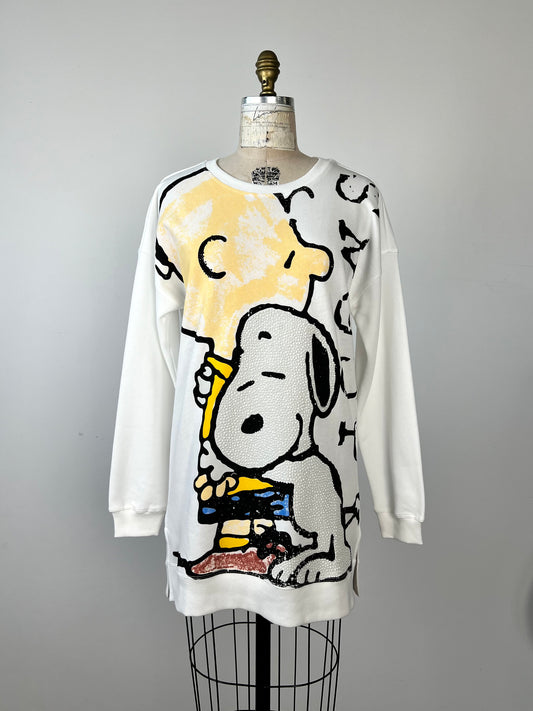 Chandail long Snoopy & Charlie (XS-S-L)