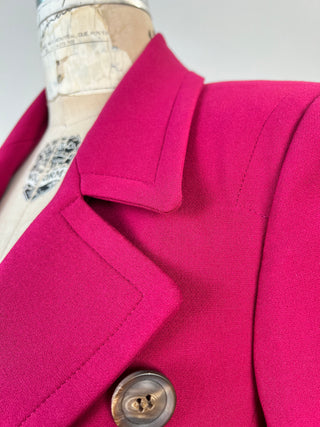 Blazer cintré framboise (0 et 2)