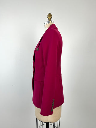 Blazer cintré framboise (0 et 2)