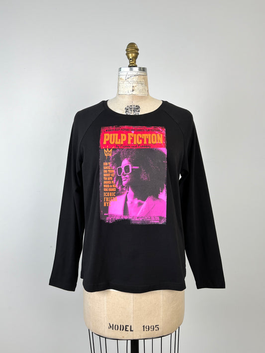 T-shirt noir Pulp Fiction (6 à 10)