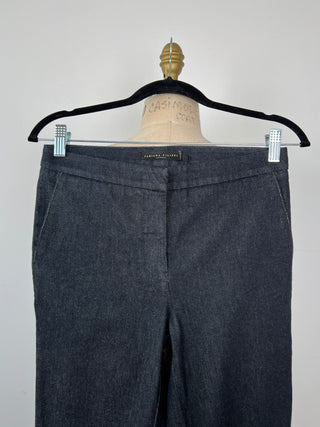 Navy denim pants with glitter pockets (2/4/8)