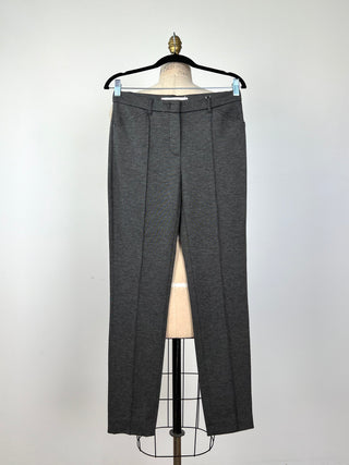 Pantalon cigarette chic anthracite (6)