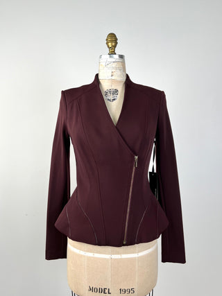 Satin purple fitted jacket (8)