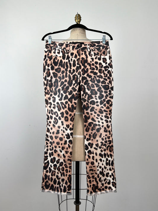 Pantalon en denim léopard stretch (6)