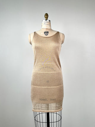 Gold Shimmer Camisole Tunic (XS)