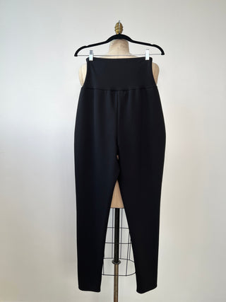 Pantalon legging ballon à taille haute noir (XS/S)