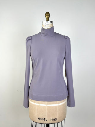 Lavender fitted turtleneck sweater (XS and S)