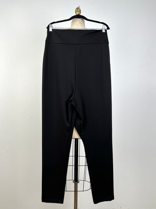 Black wrap-effect harem pants (M and XL)