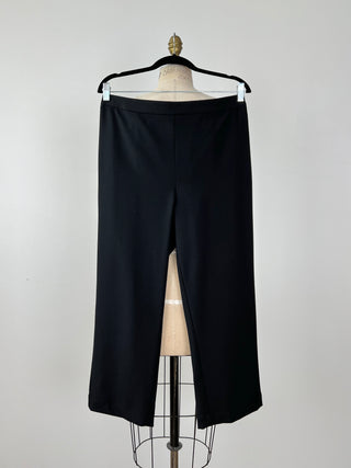 Black cropped straight pants (XS-SL-XL)