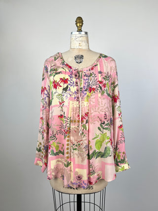 Blouse florale joie printanière  (8+)