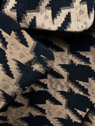 Veste pied-de-coq doré et noir (8)