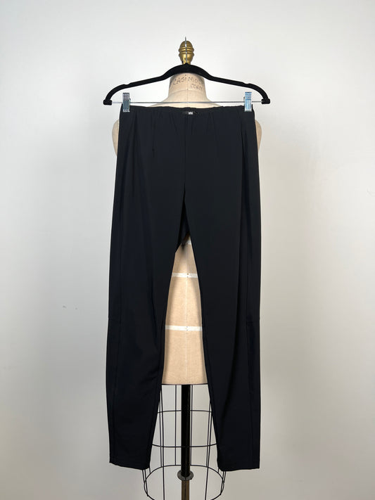 Pantalon legging en microfibre noire (4)
