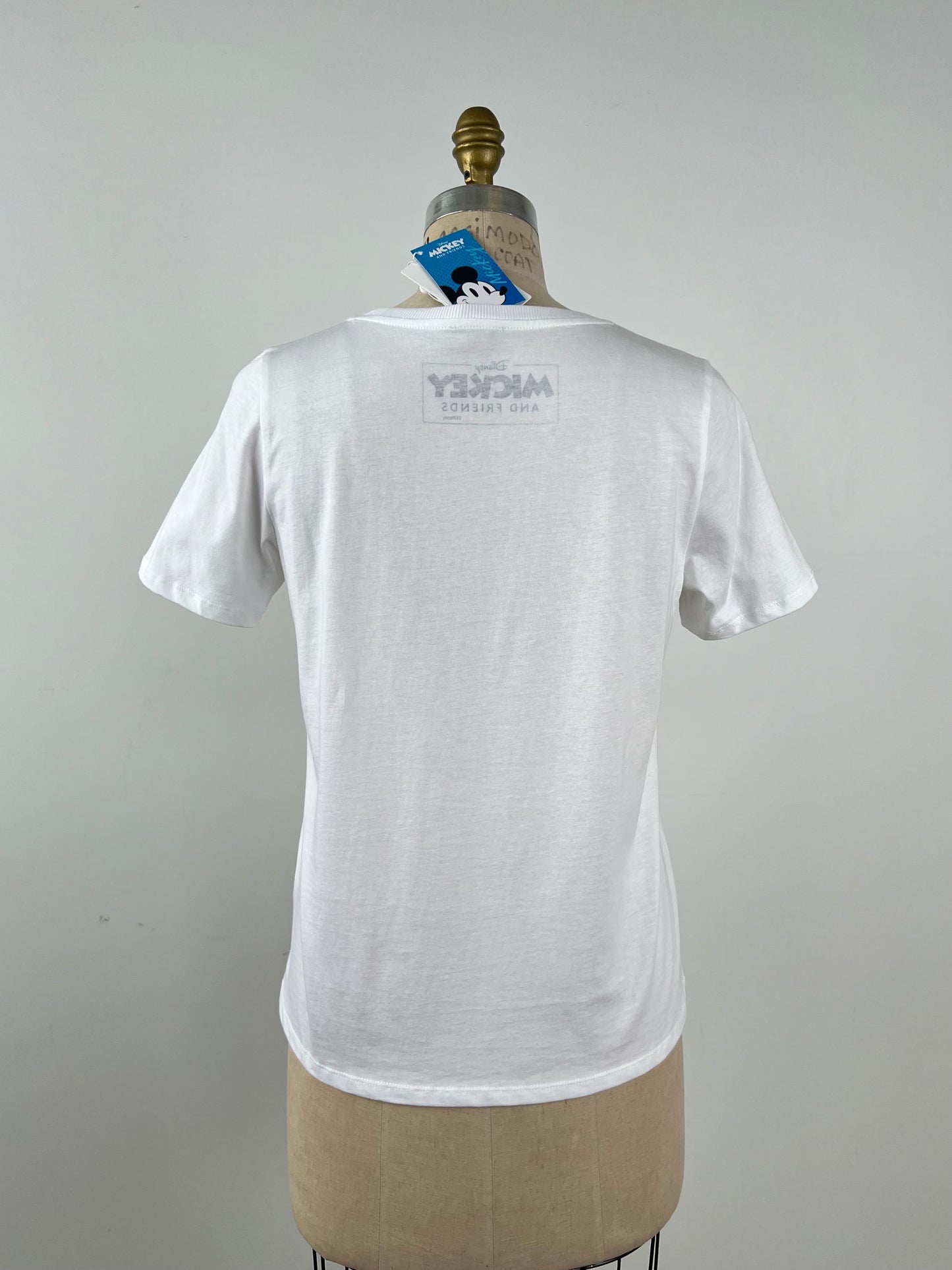 T-shirt blanc imprimé MICKEY MOUSE (6)