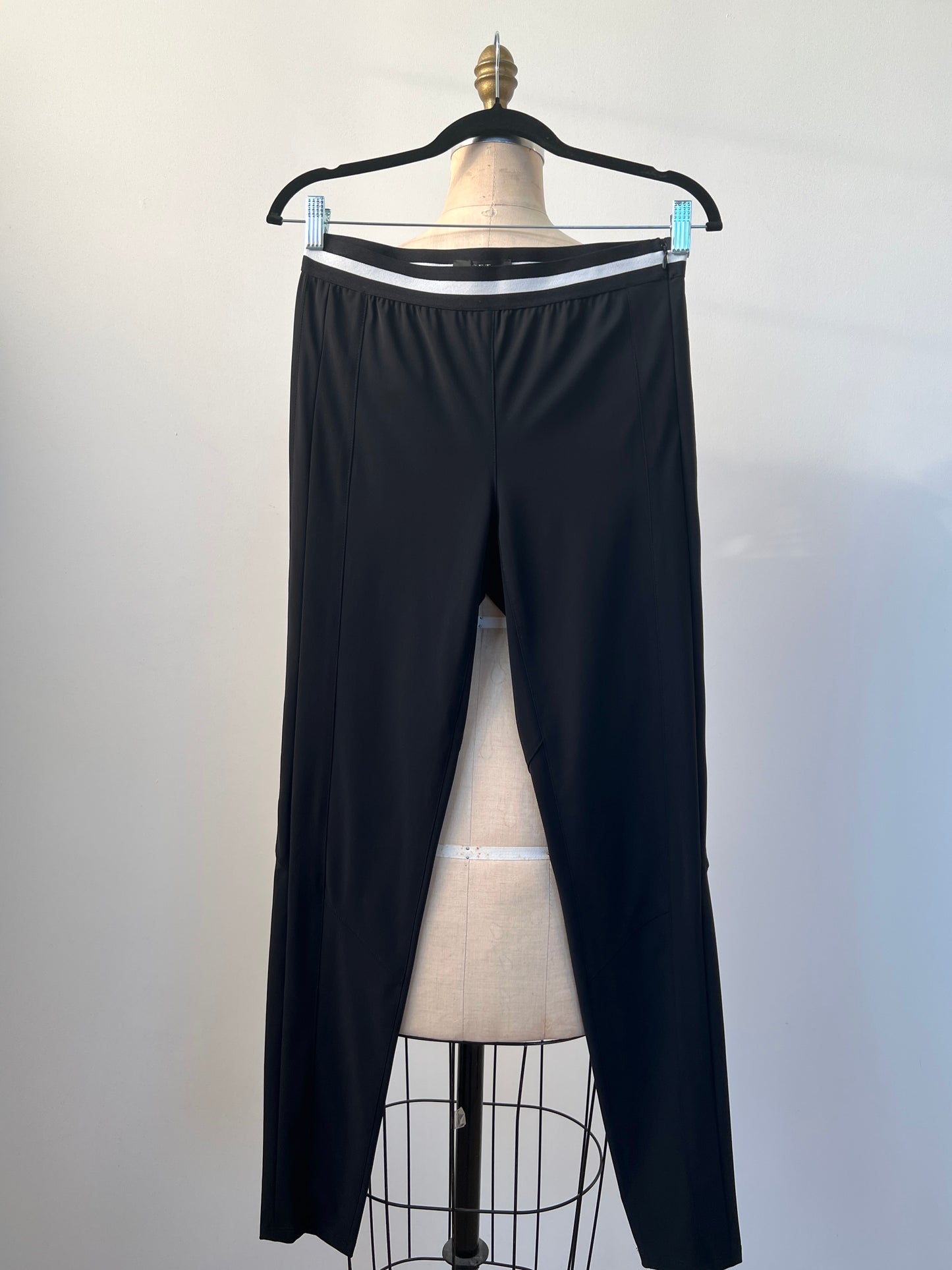 Pantalon legging en microfibre noire (10)