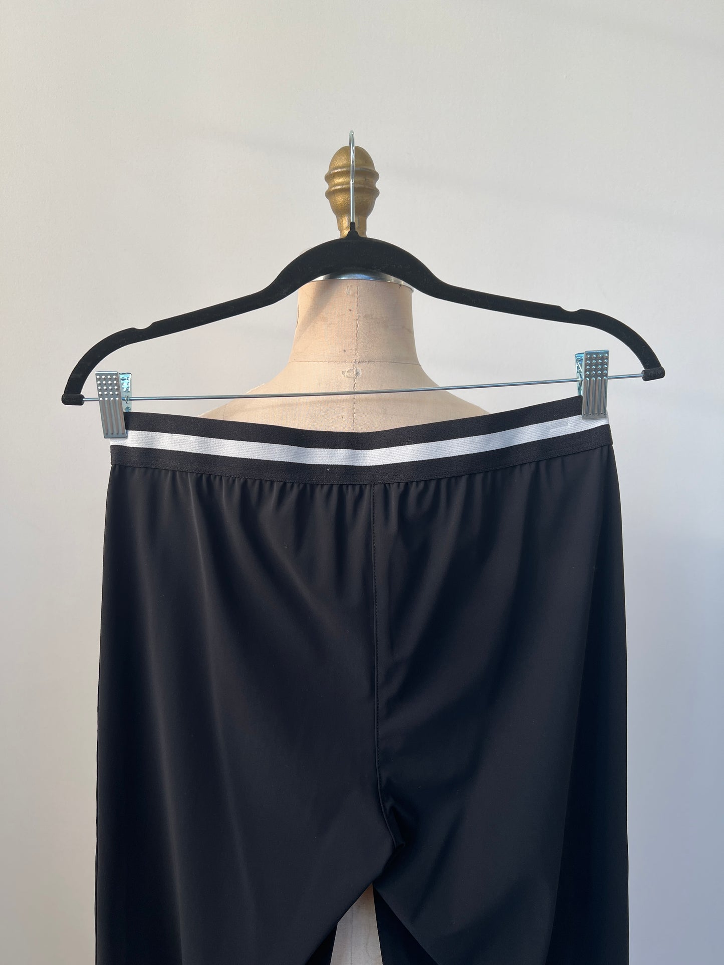Pantalon legging en microfibre noire (10)